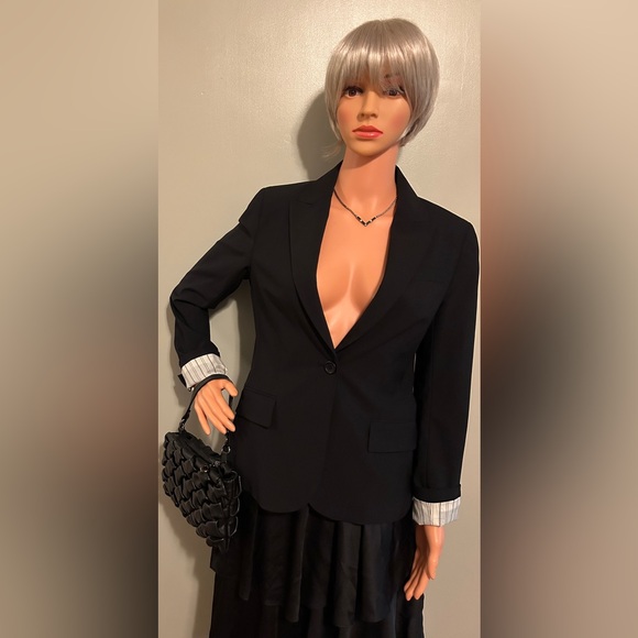 Theory Gabe B Classic Wool Blazer Jacket black - Picture 15 of 16